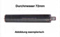 Premium Diamantbohrkrone 72 mm für Stahlbeton und Mauerwerk, 1 1/4" UNC Anschluss, 450 mm Arbeitslänge.